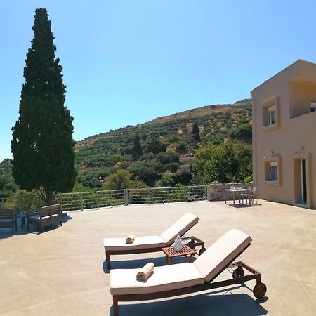 Villa Irini - Cretan Luxury Villa With Amazing View Paraspori  Exteriör bild