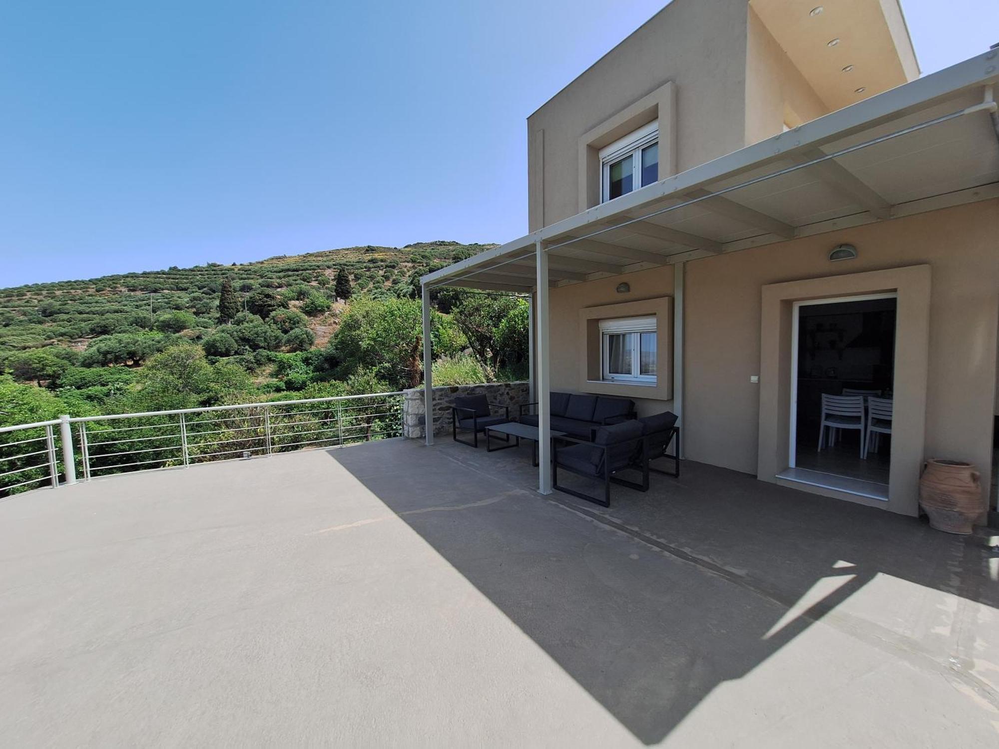 Villa Irini - Cretan Luxury Villa With Amazing View Paraspori  Exteriör bild