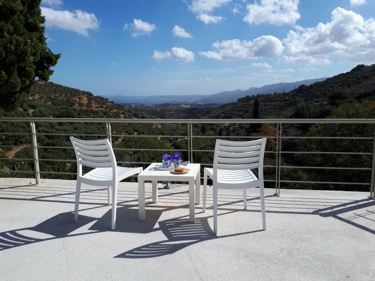 Villa Irini - Cretan Luxury Villa With Amazing View Paraspori  Exteriör bild