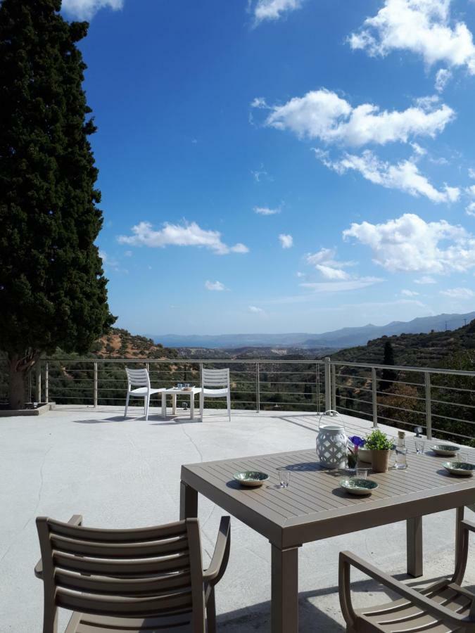 Villa Irini - Cretan Luxury Villa With Amazing View Paraspori  Exteriör bild