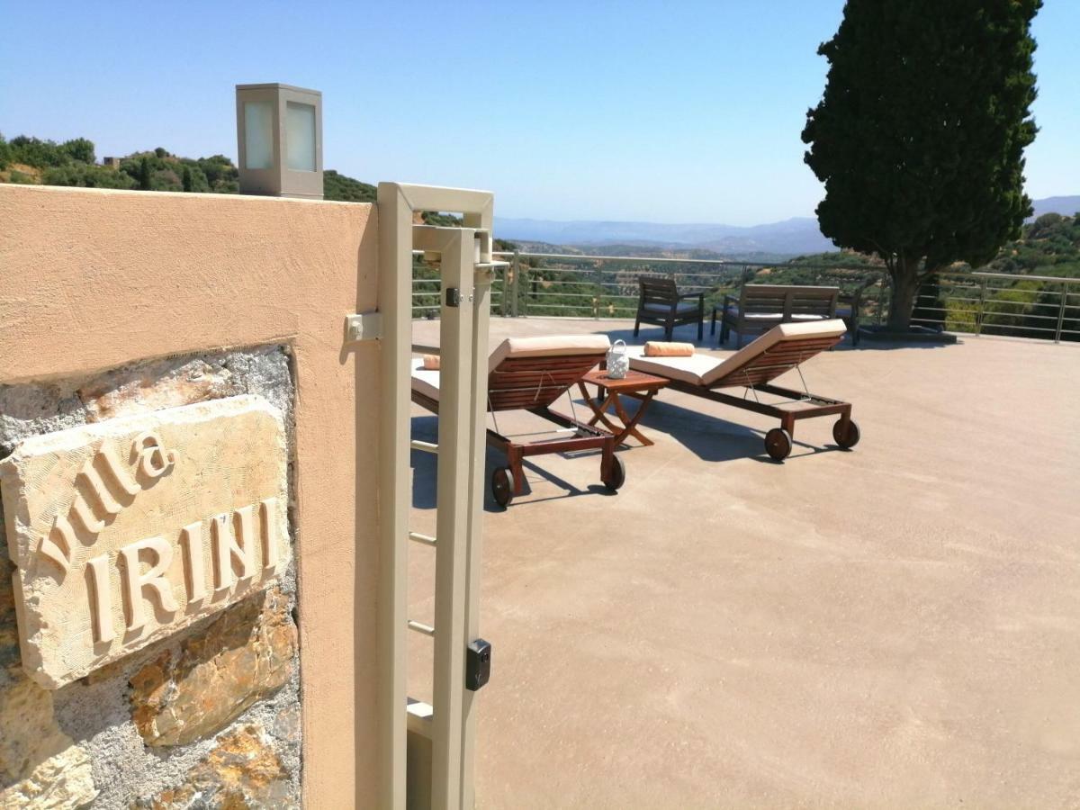 Villa Irini - Cretan Luxury Villa With Amazing View Paraspori  Exteriör bild