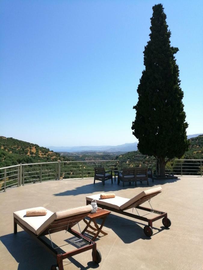 Villa Irini - Cretan Luxury Villa With Amazing View Paraspori  Exteriör bild