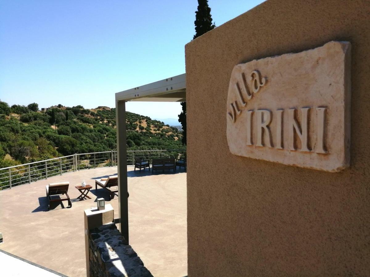 Villa Irini - Cretan Luxury Villa With Amazing View Paraspori  Exteriör bild