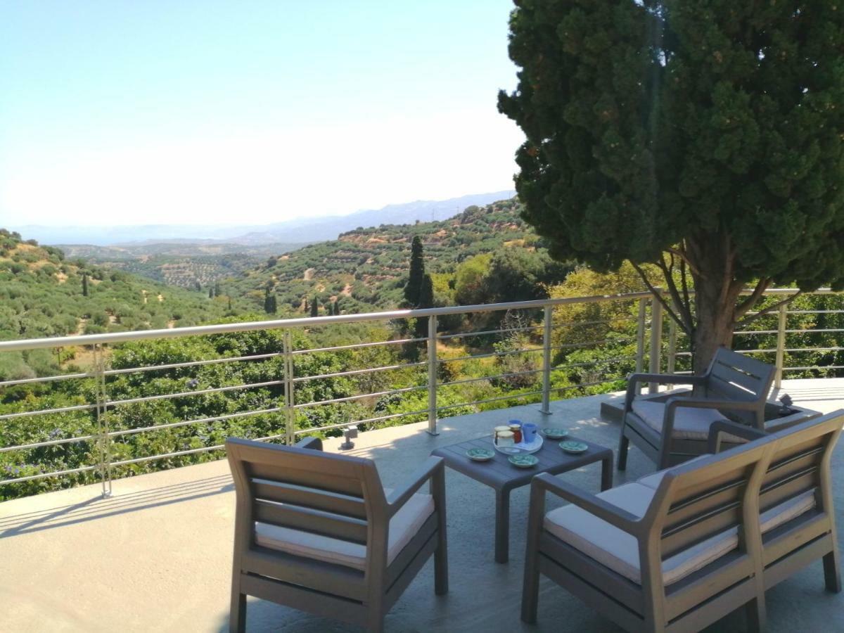 Villa Irini - Cretan Luxury Villa With Amazing View Paraspori  Exteriör bild