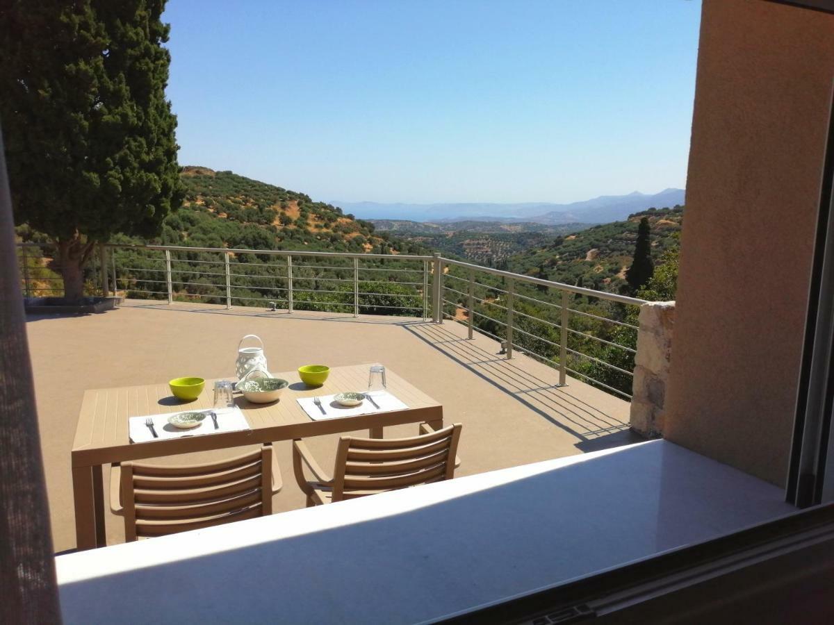 Villa Irini - Cretan Luxury Villa With Amazing View Paraspori  Exteriör bild