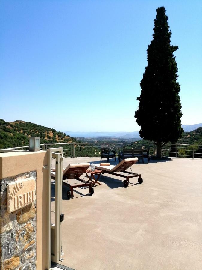 Villa Irini - Cretan Luxury Villa With Amazing View Paraspori  Exteriör bild