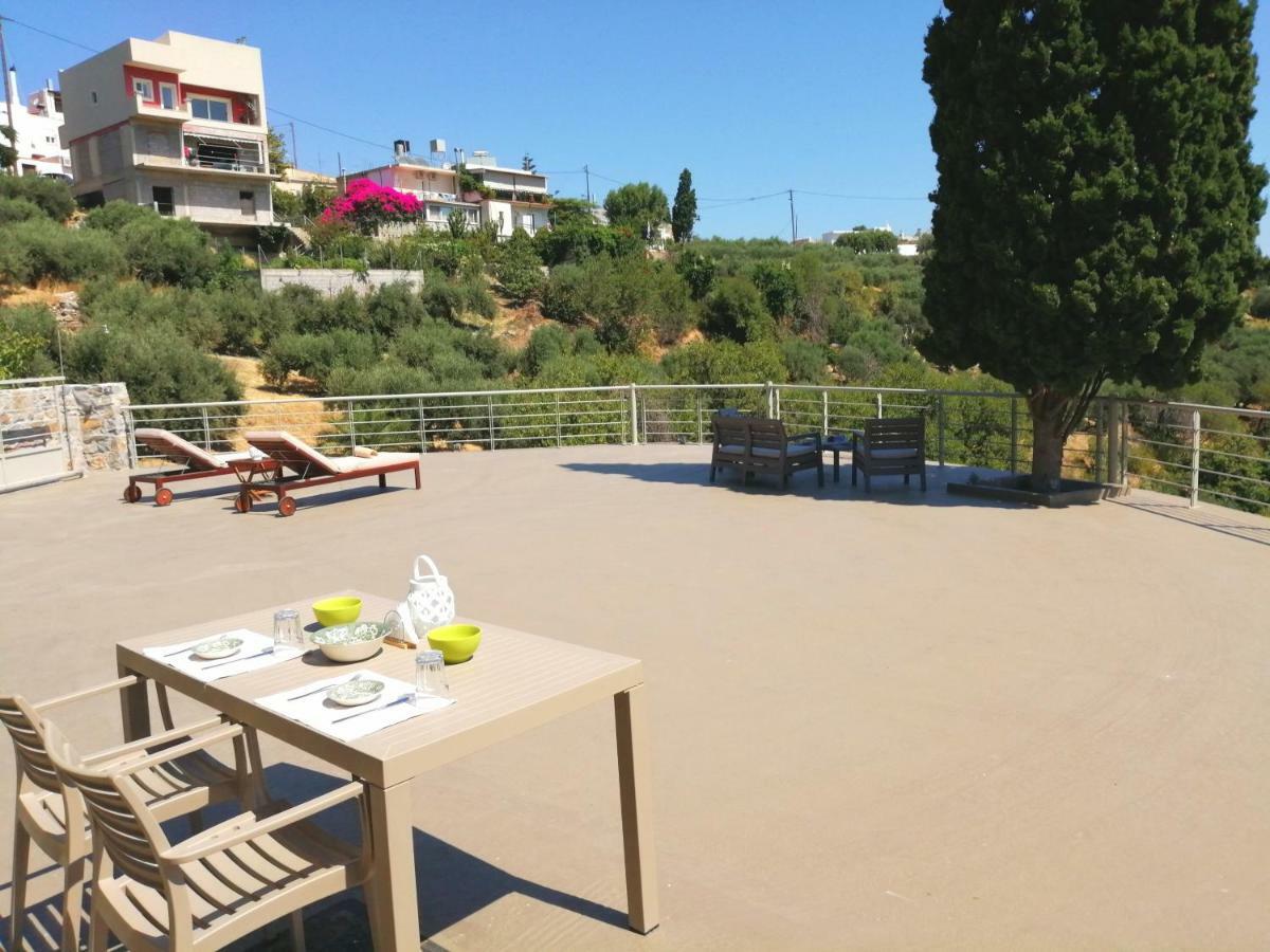 Villa Irini - Cretan Luxury Villa With Amazing View Paraspori  Exteriör bild